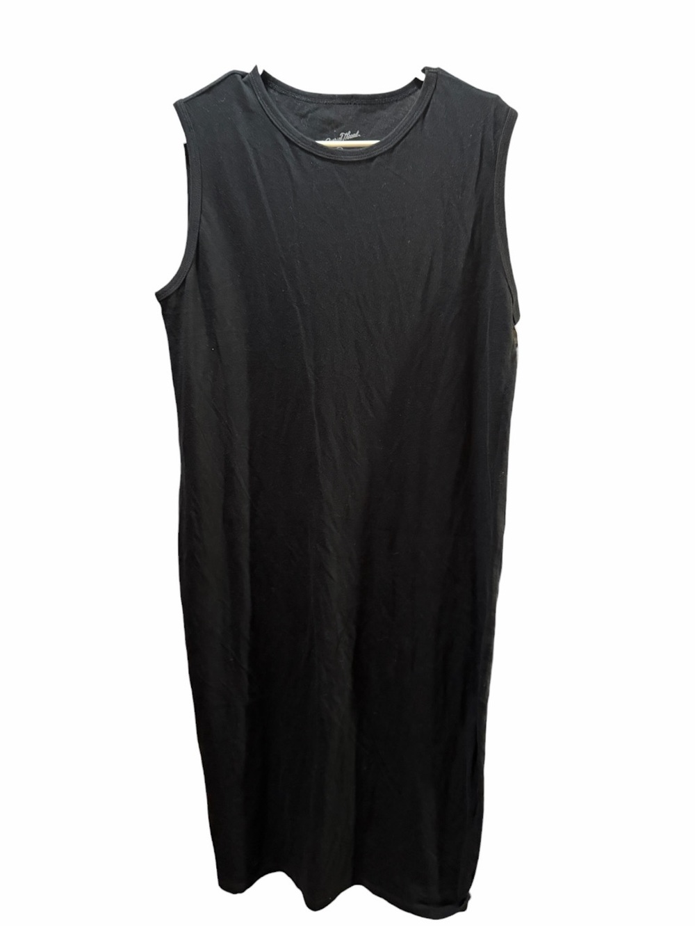 Universal Thread Black Sleeveless Midi Tank Dress - Picture 2 of 7